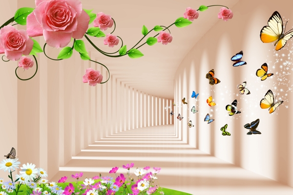 3D花蝴蝶
