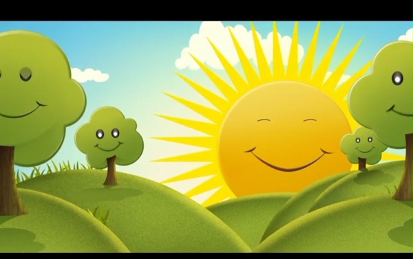 卡通花朵太阳视频