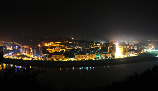 城市夜景圖片