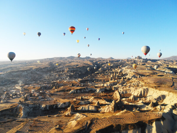 土耳其卡帕多奇亚热气球图片