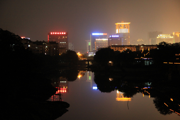 城市夜景圖片