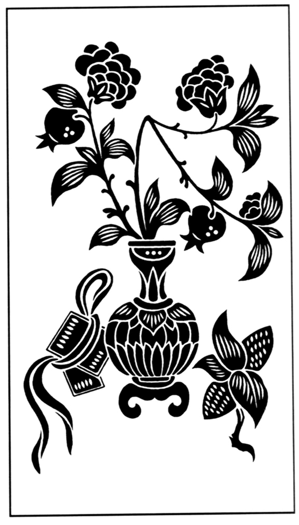 花鳥(niǎo)圖案?jìng)鹘y(tǒng)裝飾0177