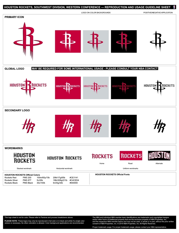 NBA休斯顿火箭logo
