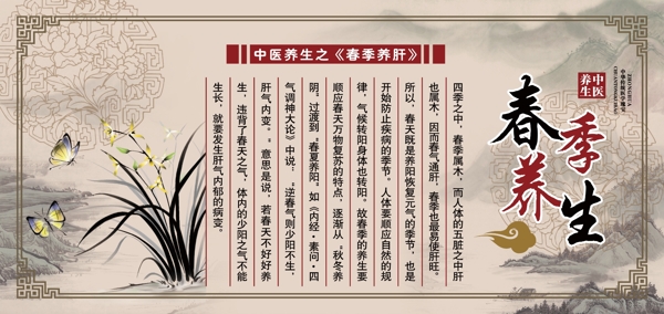 春季養(yǎng)肝展板圖片
