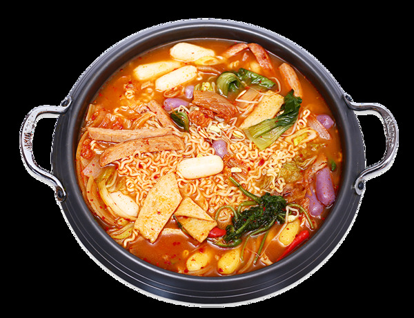 鲜美韩国泡菜火锅产品食物
