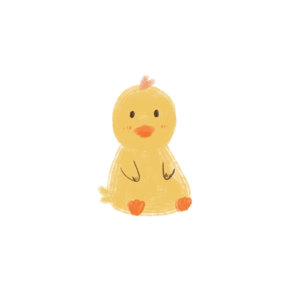 动物黄色小鸭