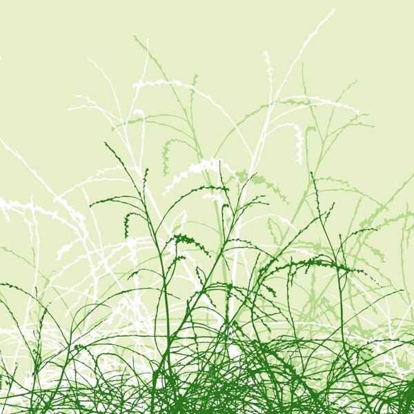 草叢矢量素材