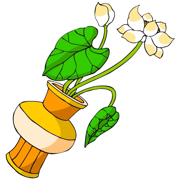 花卉古典插畫