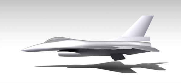 F16战隼的基本形状
