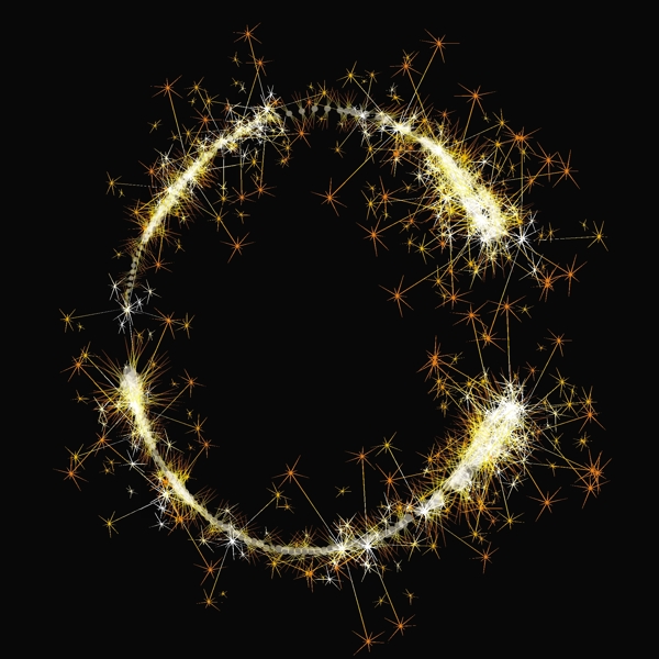 矢量閃爍字母