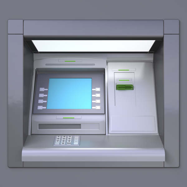 ATM机取款机效果图图片