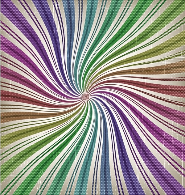 老式的射線背景矢量插畫