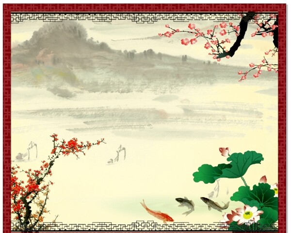 中國風(fēng)展板
