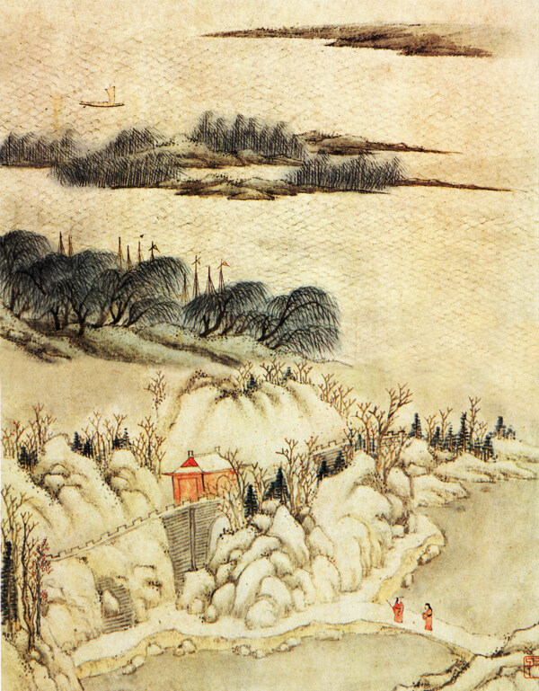 金陵八景圖圖片
