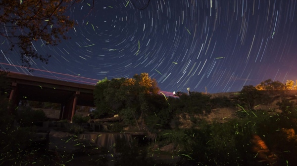 夜景自然风光视频素材