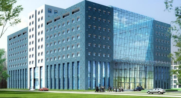 现代风大型公共建筑商业办公楼设计