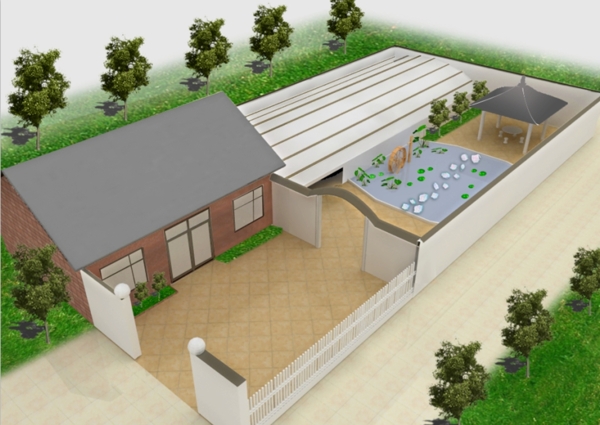 农家小院3D模型图片
