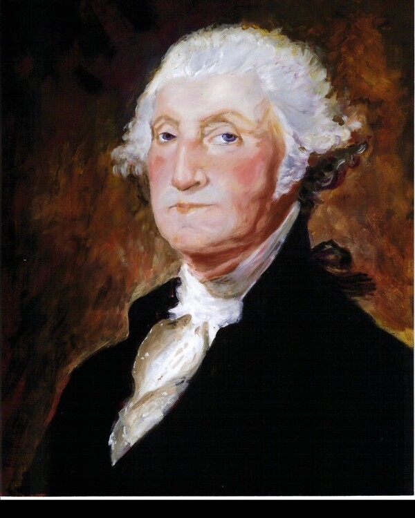 美国首任总统乔治华盛顿图片