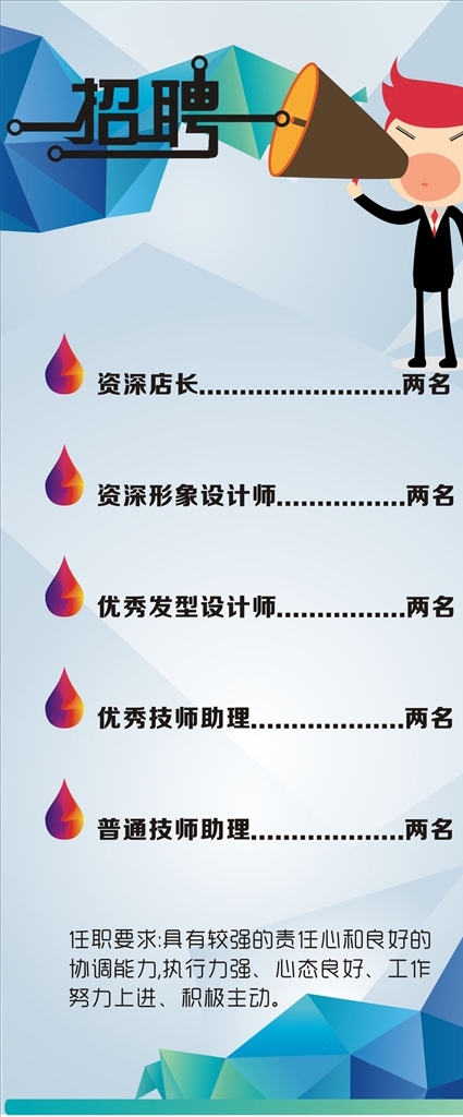 招聘展架