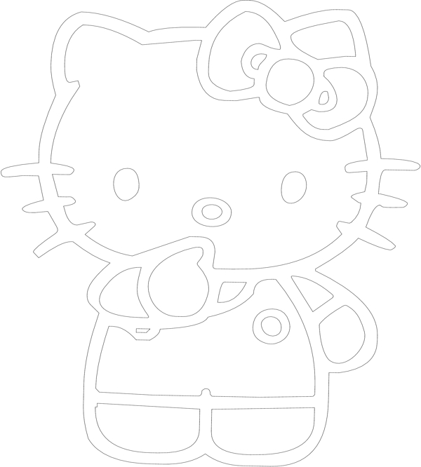 hellokitty矢量圖