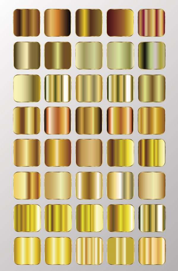 矢量金屬漸變裝飾圖案