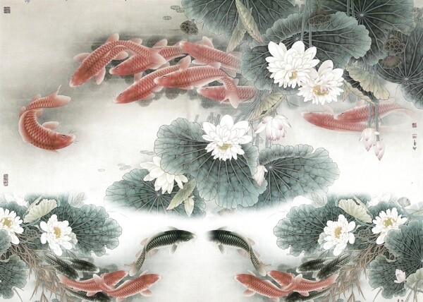 新中式背景墻