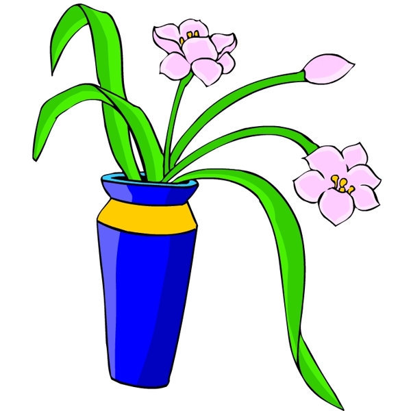 花卉古典插畫