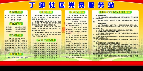 社區(qū)黨員服務(wù)站圖片
