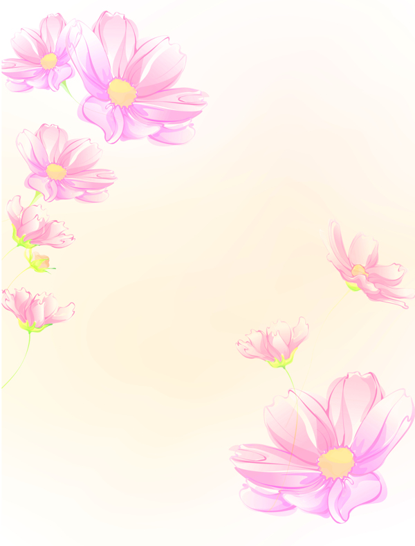 粉色花朵