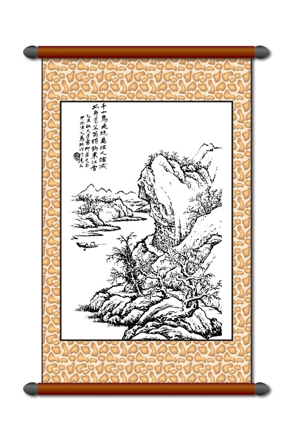 白描風(fēng)景畫(huà)圖片