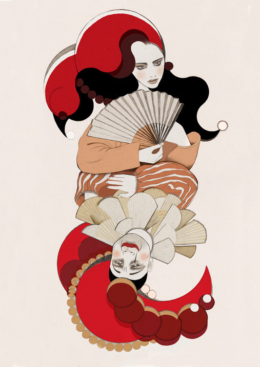 位圖插畫時(shí)尚插畫人物插畫插畫師免費(fèi)素材