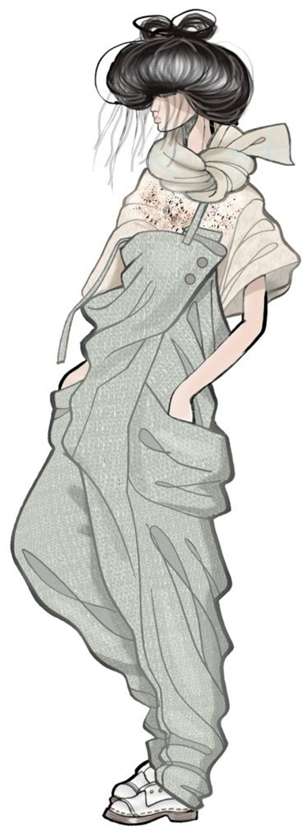 服裝設(shè)計(jì)手繪效果圖