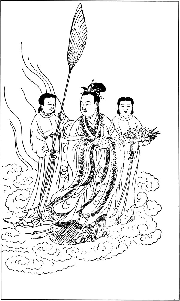 古版畫(huà)教化類人物畫(huà)矢量EPS格式0334