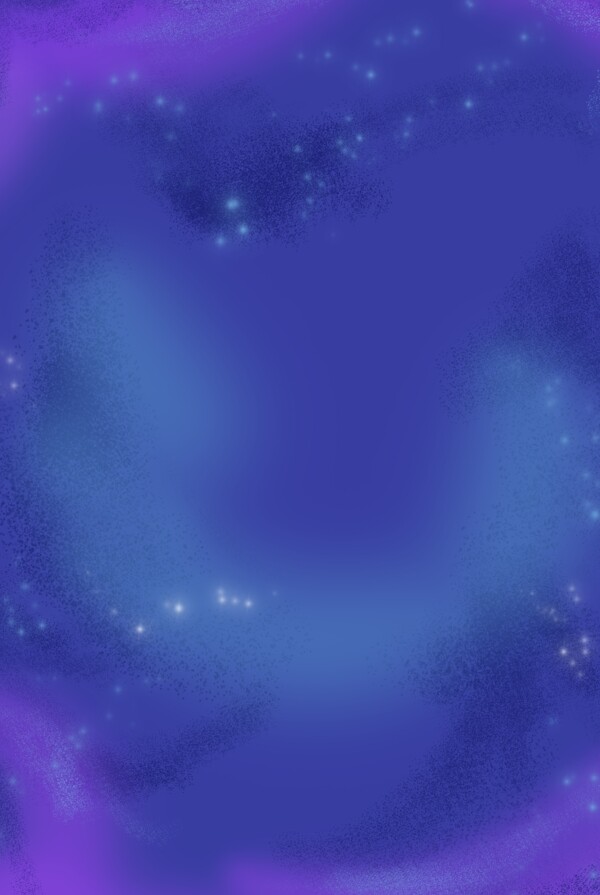 紫蓝色星空的夜晚背景