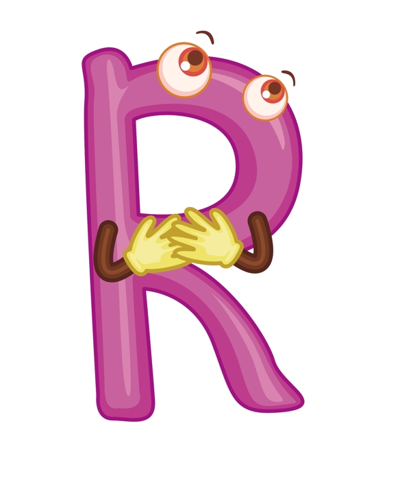 矢量小写字母R