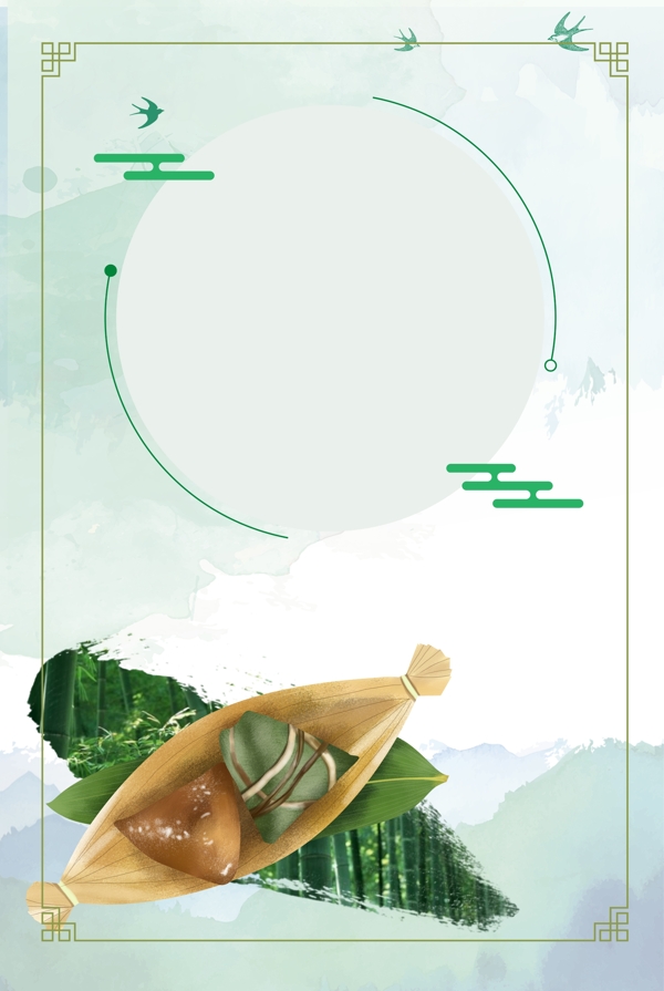 端午節(jié)灰色海報(bào)banner背景