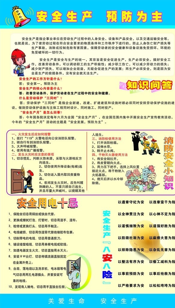 安全生產(chǎn)展板圖片