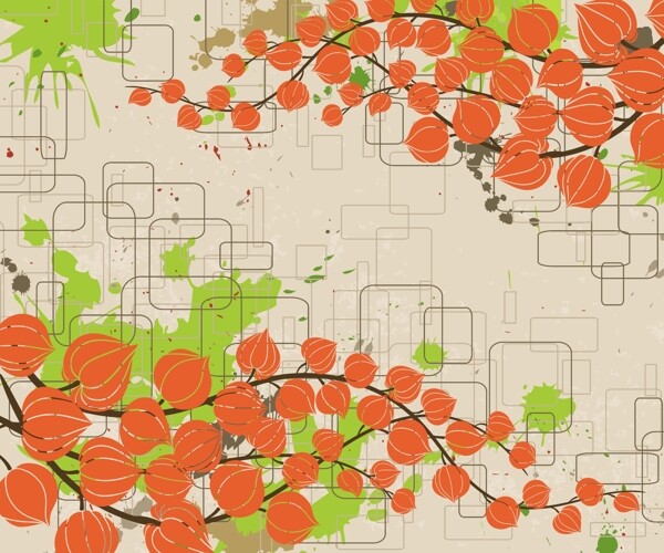 歐美花紋3956矢量EPS