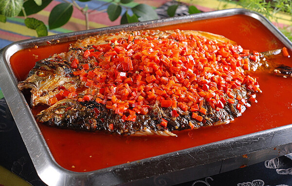 香辣烤魚圖片