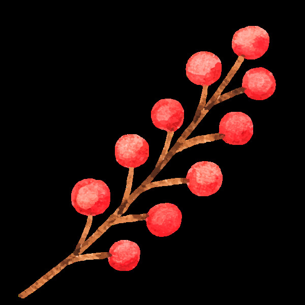 秋天結(jié)果透明素材