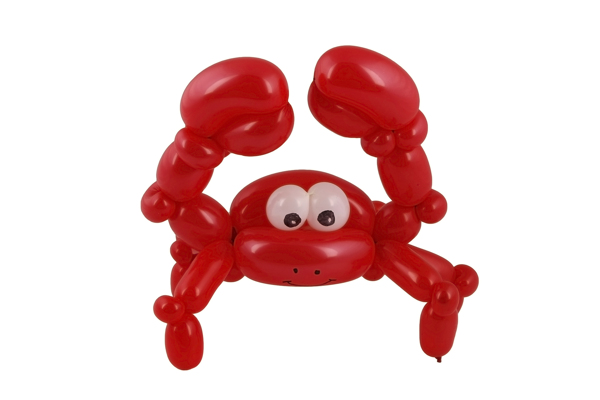 红色气球螃蟹