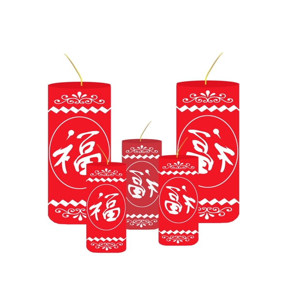 手繪新年png素材