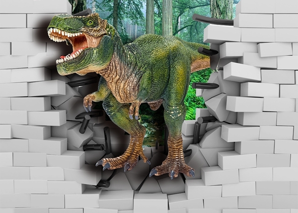 3d恐龙墙画
