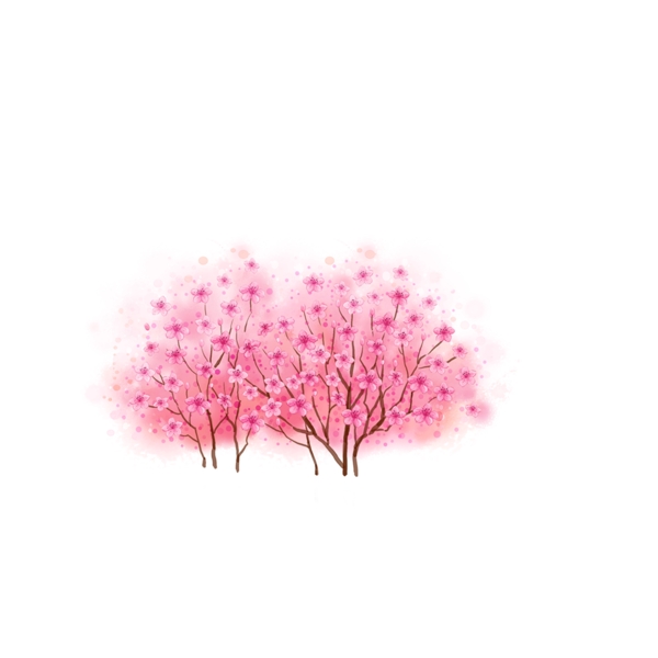 粉色大樹