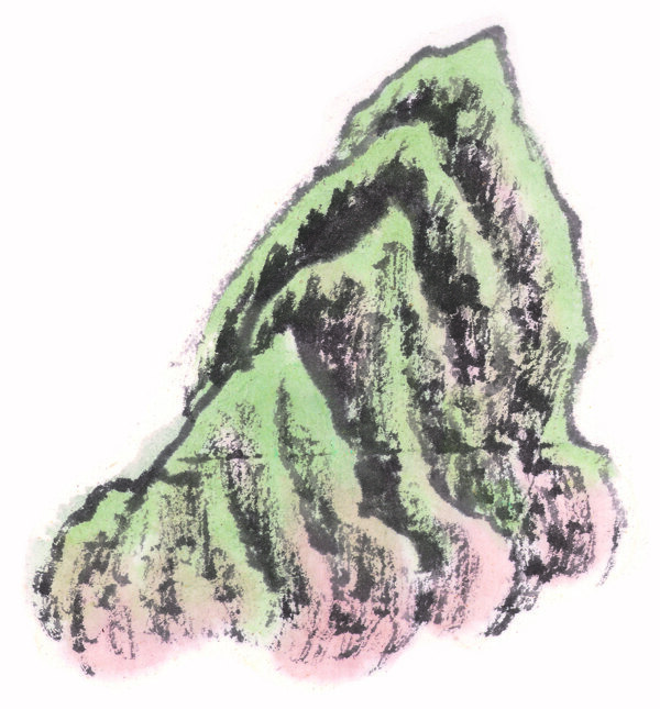 水墨山水畫圖片