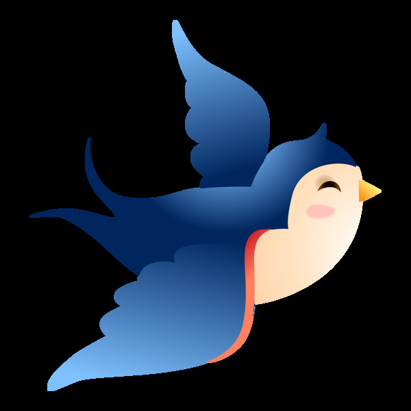 卡通鳥