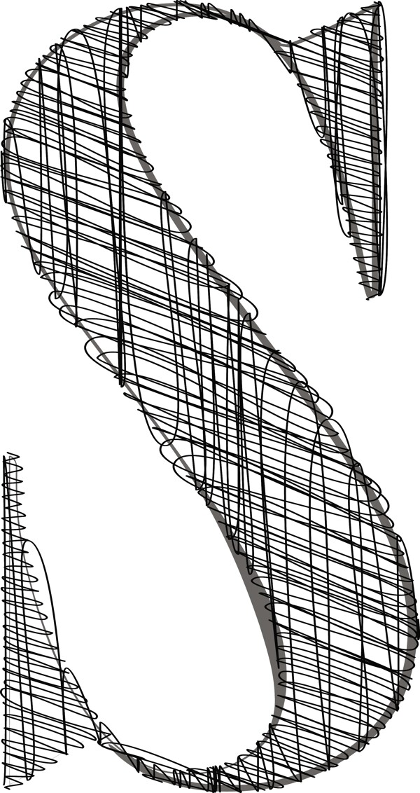 手繪字體矢量插畫(huà)