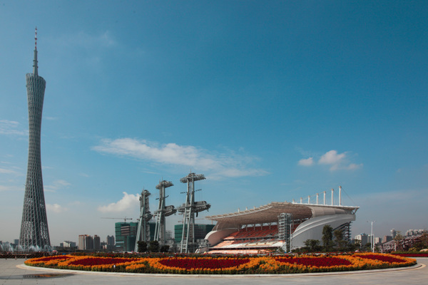 2010年广州亚运会开幕场馆图片