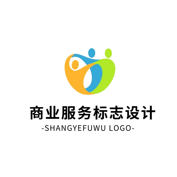 簡約大氣創(chuàng)意商業(yè)服務(wù)Logo標(biāo)志設(shè)計