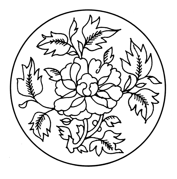 花鳥圖案元明時(shí)代圖案中國(guó)傳統(tǒng)圖案006